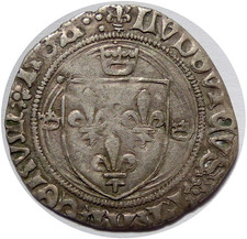 Louis XII Grand blanc à la couronne Saint-André de Villeneuve-lès-Avignon