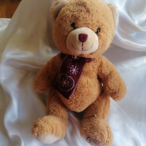 Doudou ours caramel écharpe - doudou,