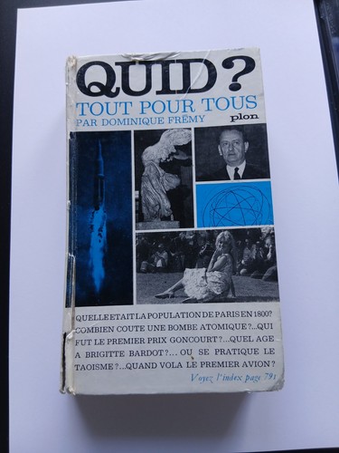 Quid tout pour - ,