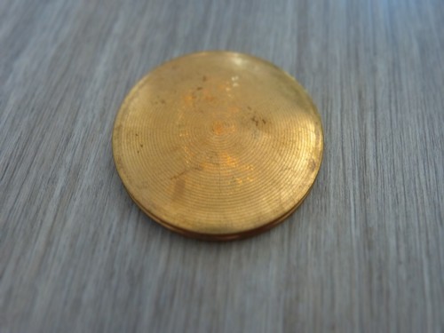 Poudrier ancien laiton - ancien,