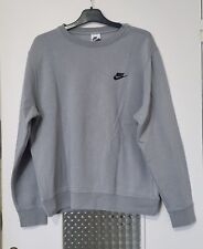 sweat col rond homme gris Nike logo brodé taille M 38
