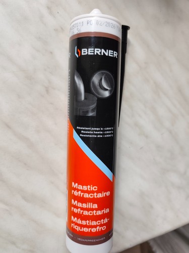 Mastic réfractaire haute