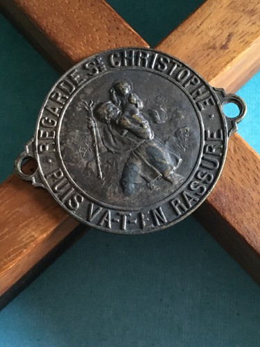 Ancienne plaque christophe - plaque,