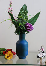 Très beau vase bleu Circa Blin, Capron, Les Argonautes, Jolain, Ruelland