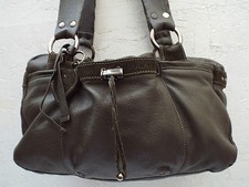 Sac main en cuir - en,