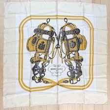 HERMES Carre 90 Soie 100%