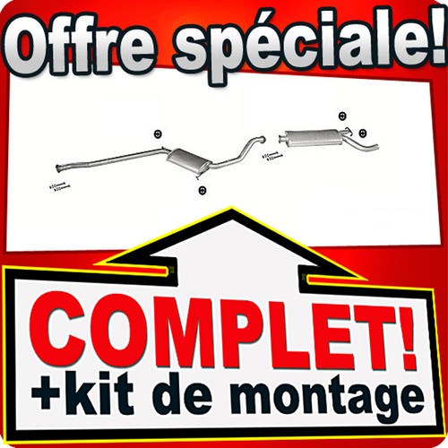 Ligne pot échappement pour - d'échappement,