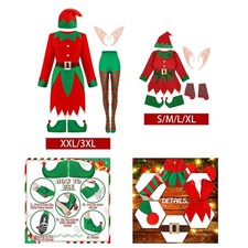 Costumes d'elfe de noël