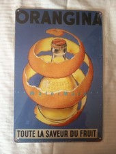 Tôle publicitaire Orangina