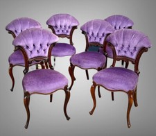 SÉRIE DE 6 CHAISES DE CABARET