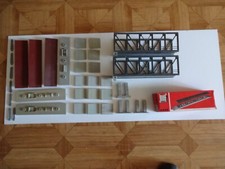 lot jouef, quais,toitures,plans inclines, ponts et piliers bon etat occasion