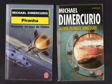 MICHAEL DIMERCURIO  LOT 2 titres  Piranha - Alerte plongée immédiate