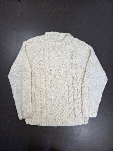 Pull vintage torsadé aran - vintage,