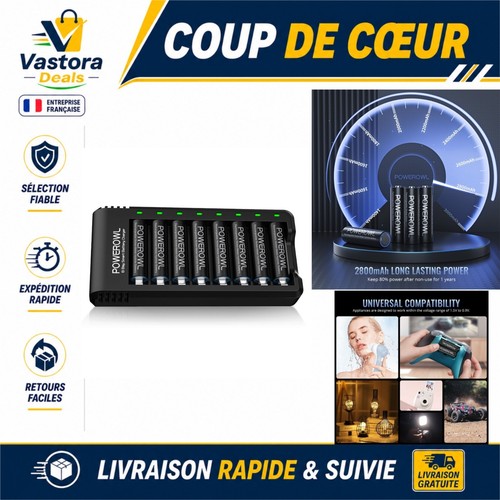 Powerowl chargeur piles 8 - de,