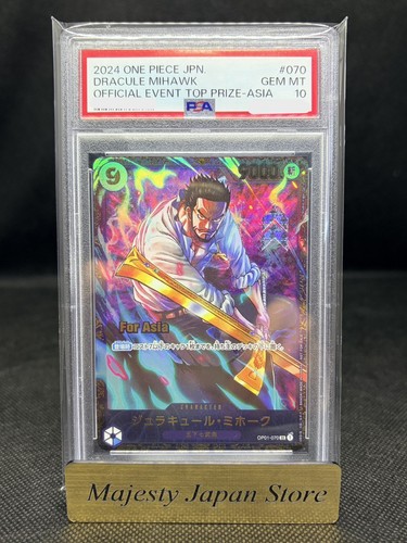 Psa10 one piece card dracule - one,