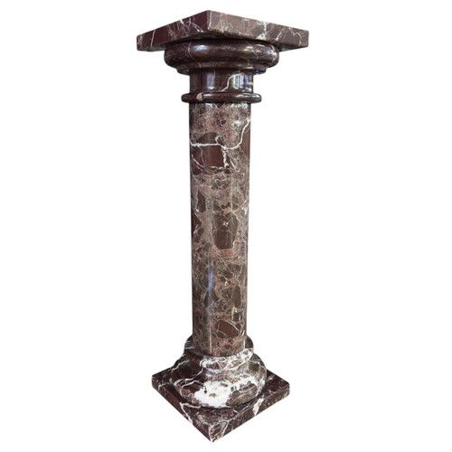 Colonne marbre rouge - en,