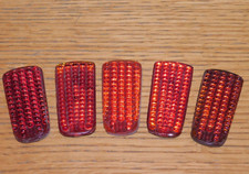 LOT 5 ancien CATADIOPTRE en verre TPV 422 312 REFLECTEUR mobylette VELO soubitez