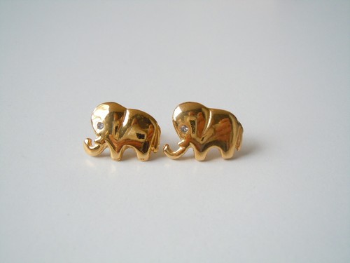 Boucles oreilles éléphant - d'oreilles,