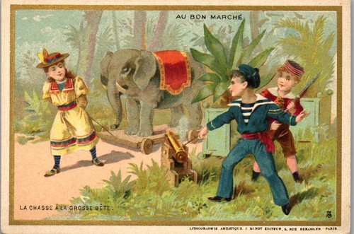 Chromos bon marche voir - au,