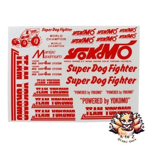 Nouveau autocollant yokomo - nouveau,