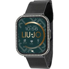 Smartwatch LIU JO LUXURY VOICE SLIM SWLJ098 Acier Noir Mesh Touchscreen