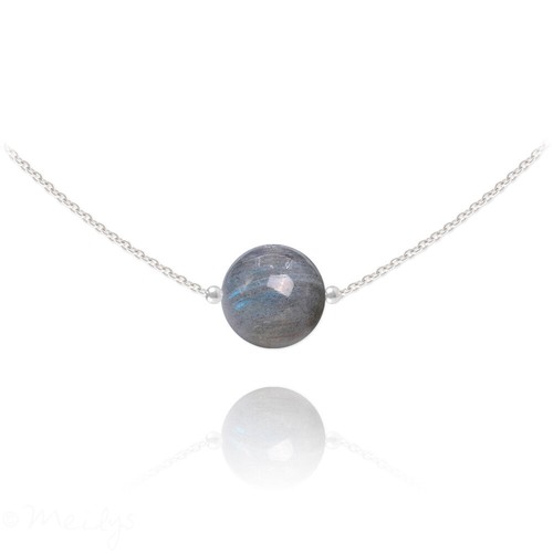 Collier pierre labradorite - collier,