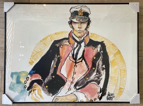 Affiche art hugo pratt - pratt, corto