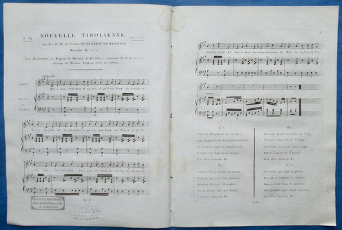 Romance chant harpe inédit - harpe,
