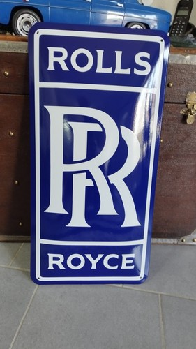 Plaque émaillé rolls royce - plaque,