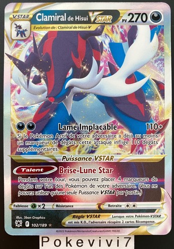 Carte pokemon clamiral - carte, de