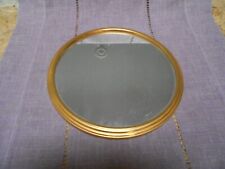 Plateau Miroir Ancien Rétro contour en Laiton ou MIROIR murale