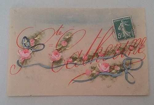 Carte postale cpa fantaisie - carte,