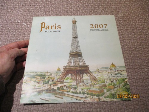 Ancien calendrier paris tour - ancien,
