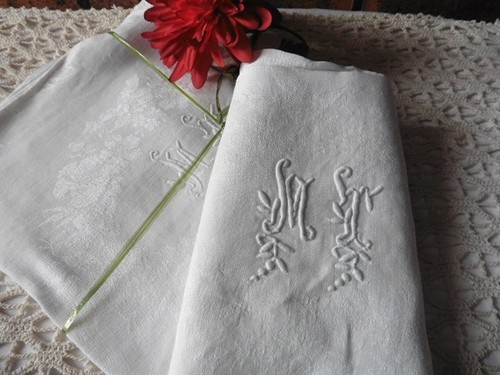 Anciennes serviettes de - serviettes,