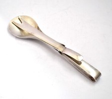 GULDEN, Pince à servir - pelle en métal argenté vintage