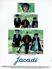 publicité Advertising  1222  1989   Jacadi   vetements enfants   chapeau