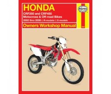 HONDA CRF 250 / CRF 450 - 02/06 - REVUE TECHNIQUE ANGLAIS HAYNES / 2630