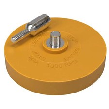 1x Disque Gomme avec Manche avec 1x adaptateur pour l'enlèvement professionne...