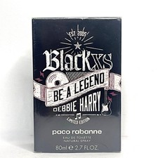 Spray EDT noir Paco Rabanne XS Be a Legend Debbie Harry 80 ml-2,7 fl.oz. Neuf