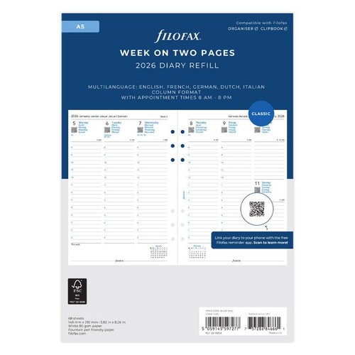 0026 68514 filofax recharge - [0026-68514],