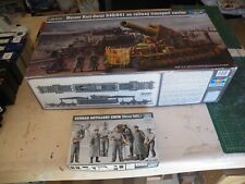 vends maquette du german morser karl gerat + figurines 1/35 trumpeter ref 00209 