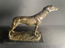 Grand Bronze Lévrier « E