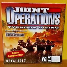 BRAND NEW SEALED Joint Operations Typhoon Rising - Demo Disc PC DVD-Rom Software