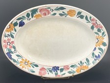 Plat ovale St Amand décor