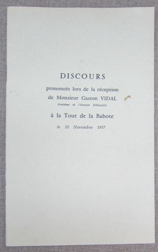 1957 réception gaston - eo,