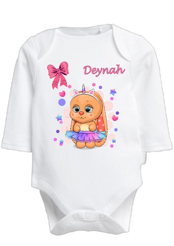 Body bébé chat mignon fille