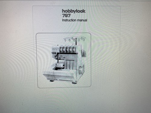 Pfaff hobbylock 797 manual - pfaff,