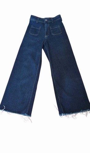 Zara cropped wide leg - zara, jeans