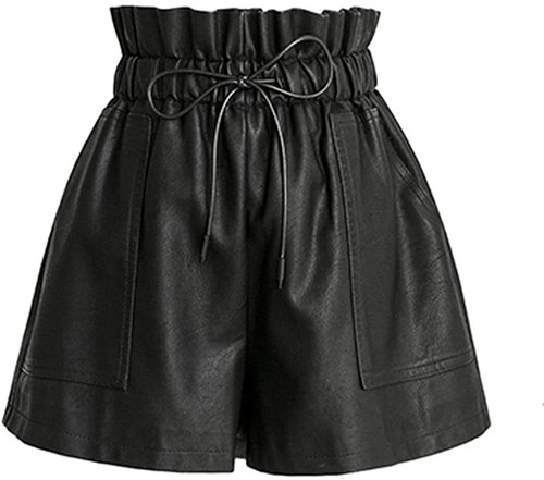 Nouveau short cuir - short,