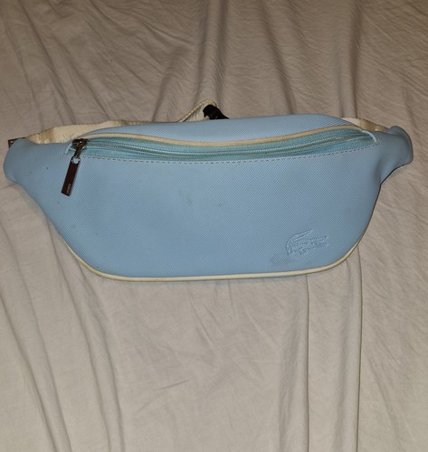 Sac banane lacoste bleu très - lacoste,